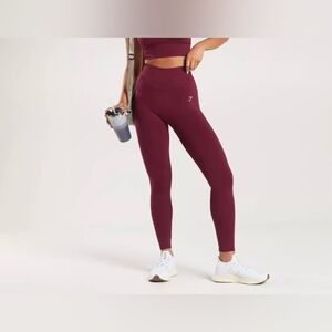 Gymshark Deep Red Leggings
